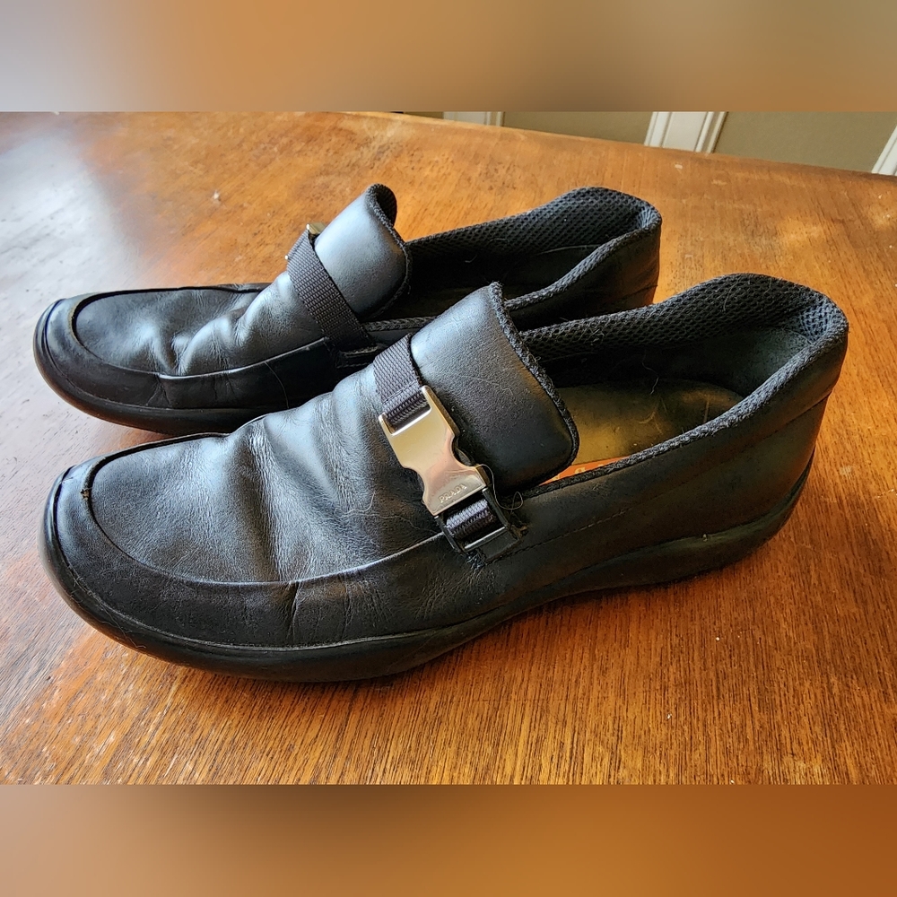 Prada side buckle Loafers men's size 11